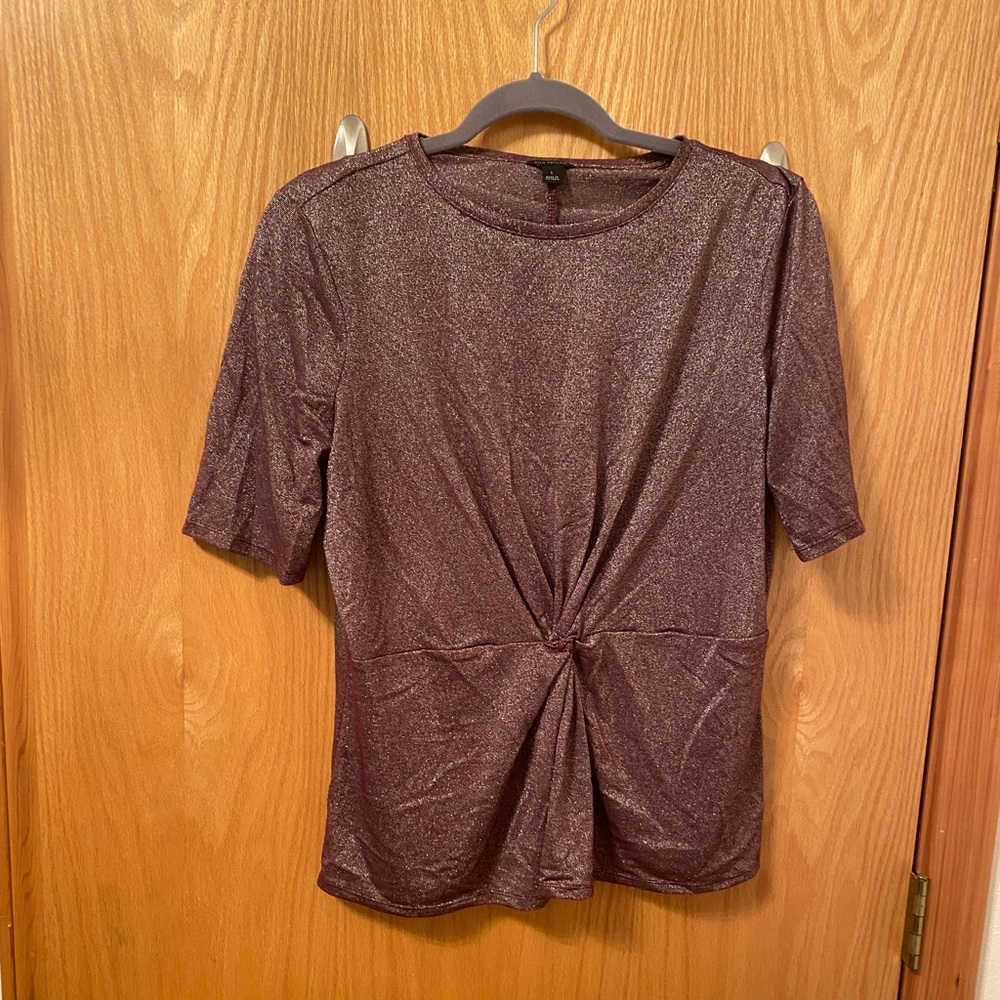 Large sparkly purple ann Taylor shirt
